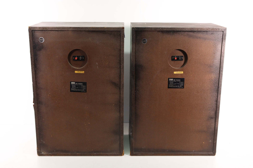 Sansui SP-7500 Vintage Bookshelf Speaker Pair Set (Mid and Horn Issus)-Speakers-SpenCertified-vintage-refurbished-electronics