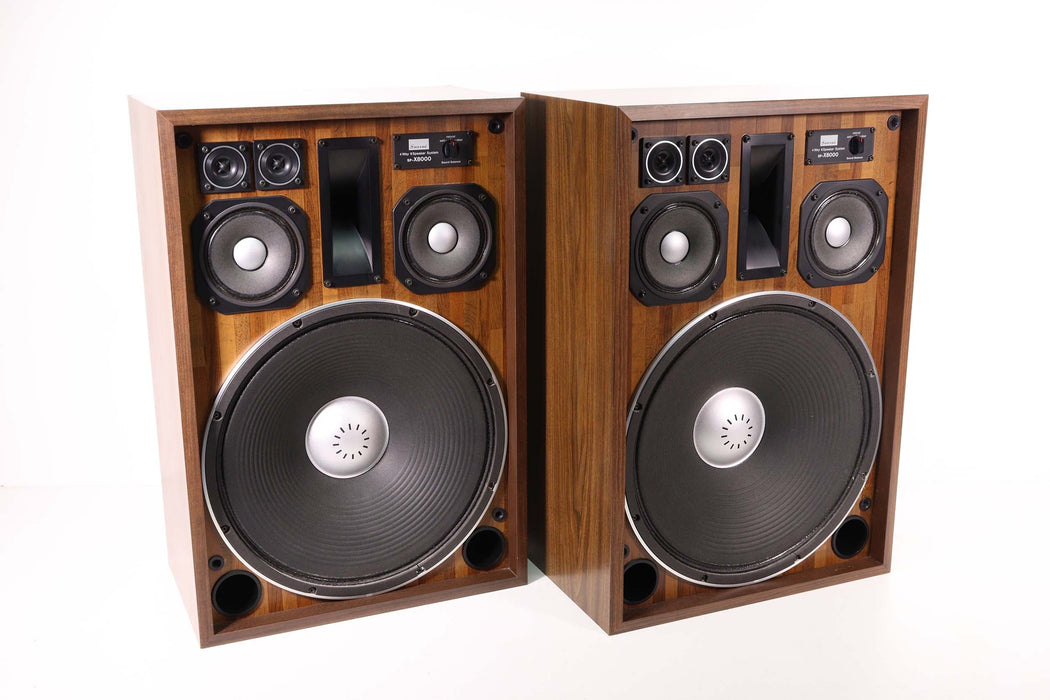 Sansui SP-X8000 4 Way Speaker Pair System with Horns Vintage-Speakers-SpenCertified-vintage-refurbished-electronics