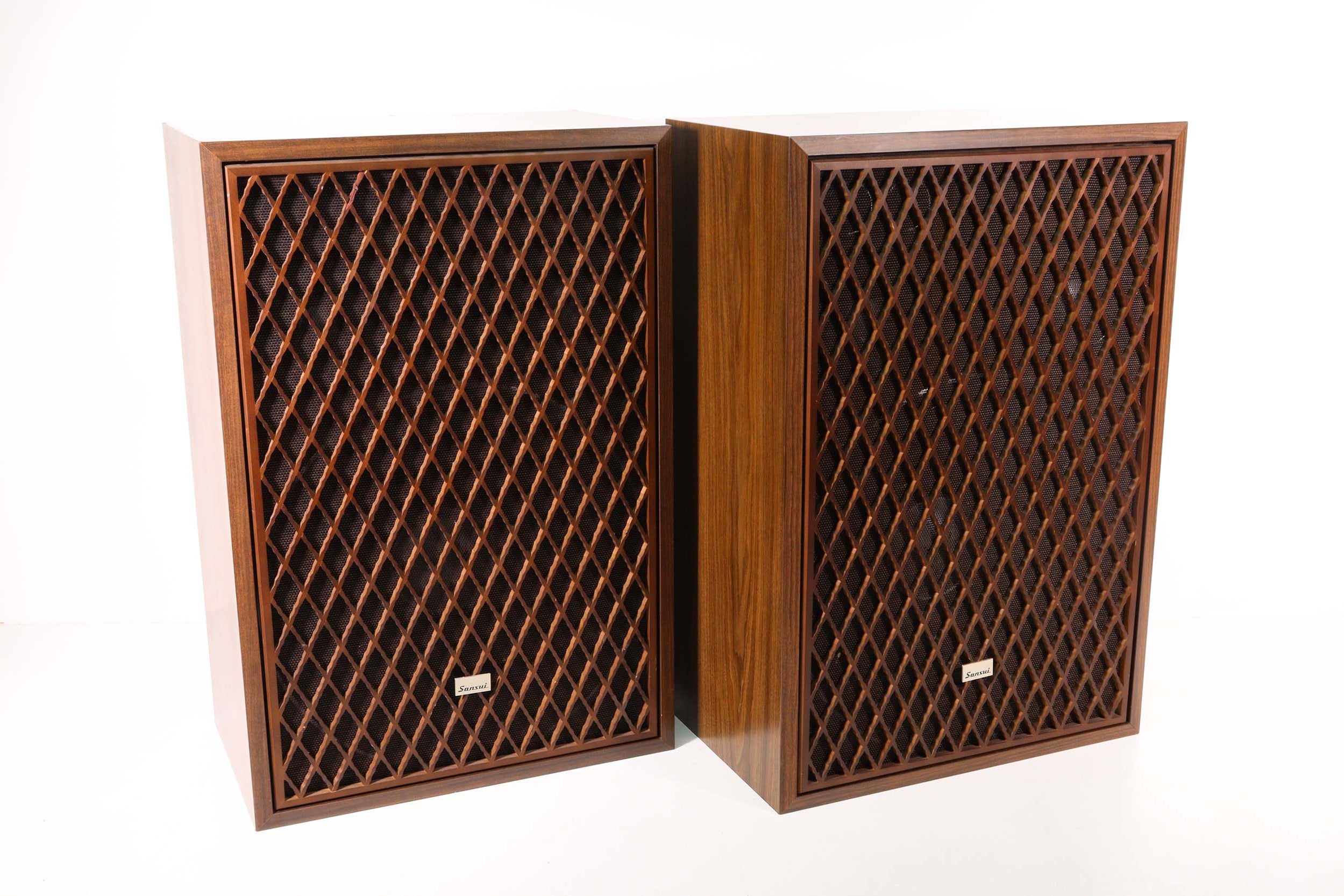 Sansui SP-X8000 4 Way Speaker Pair System with Horns Vintage ...