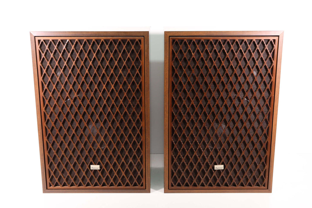 Sansui SP-X8000 4 Way Speaker Pair System with Horns Vintage-Speakers-SpenCertified-vintage-refurbished-electronics