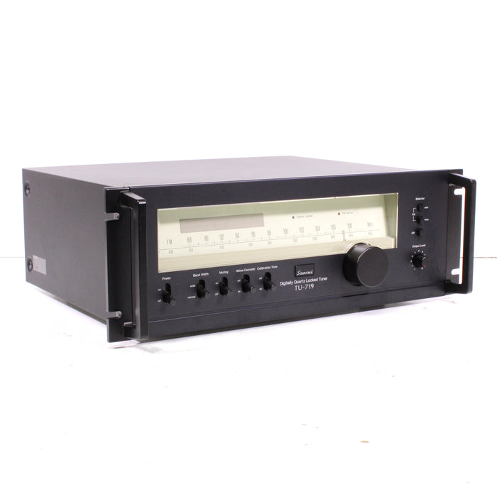 Sansui TU-719 Digitally Quartz Locked Stereo Tuner Rack Mount (1979)-Stereo Tuner-SpenCertified-vintage-refurbished-electronics