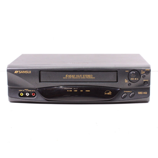 Sansui VHF6010B 4-Head Hi-Fi Stereo VCR VHS Player Recorder-VCRs-SpenCertified-vintage-refurbished-electronics