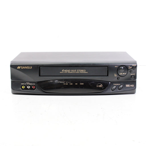 Sansui VHF6010D 4-Head Hi-Fi Stereo VCR VHS Player Digital Auto Tracking-VCRs-SpenCertified-vintage-refurbished-electronics