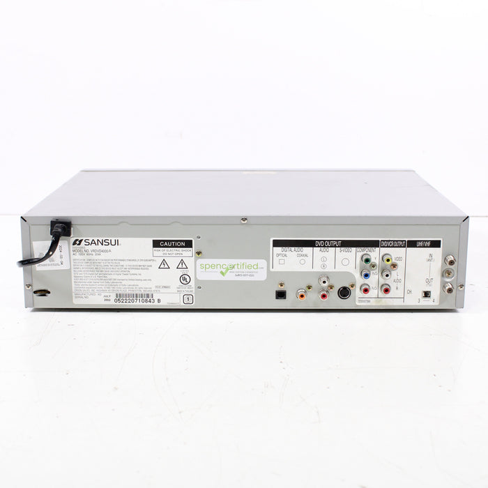 Sansui VRDVD4000 DVD VHS Combo Player 4-Head Hi-Fi Stereo VCR-VCRs-SpenCertified-vintage-refurbished-electronics
