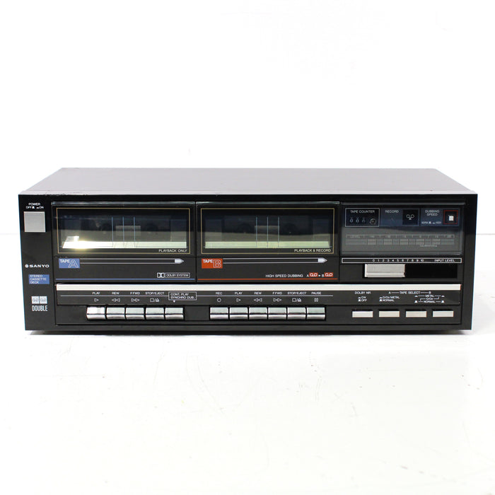 Sanyo Bundle System RDW685 Cassette Deck and DCX685 Stereo Receiver (1986)-Cassette Players & Recorders-SpenCertified-vintage-refurbished-electronics