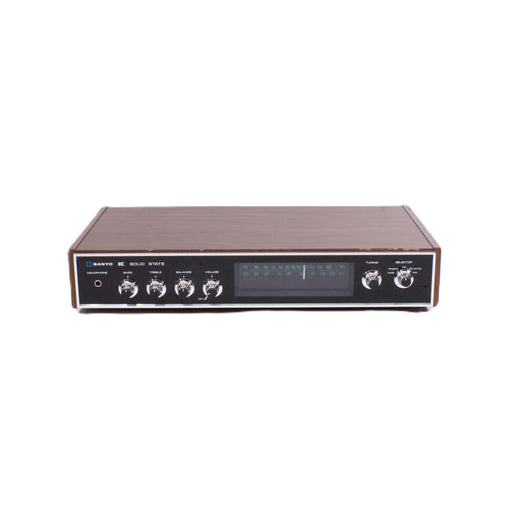 Sanyo DC-R12P Vintage AM/FM Stereo Receiver Woodgrain Cabinet Phono-Audio & Video Receivers-SpenCertified-vintage-refurbished-electronics