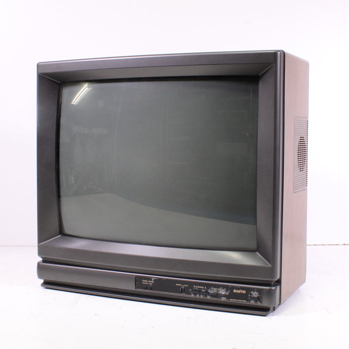 Sanyo DS20030 20-Inch Woodgrain Console CRT Television (1991)-Televisions-SpenCertified-vintage-refurbished-electronics