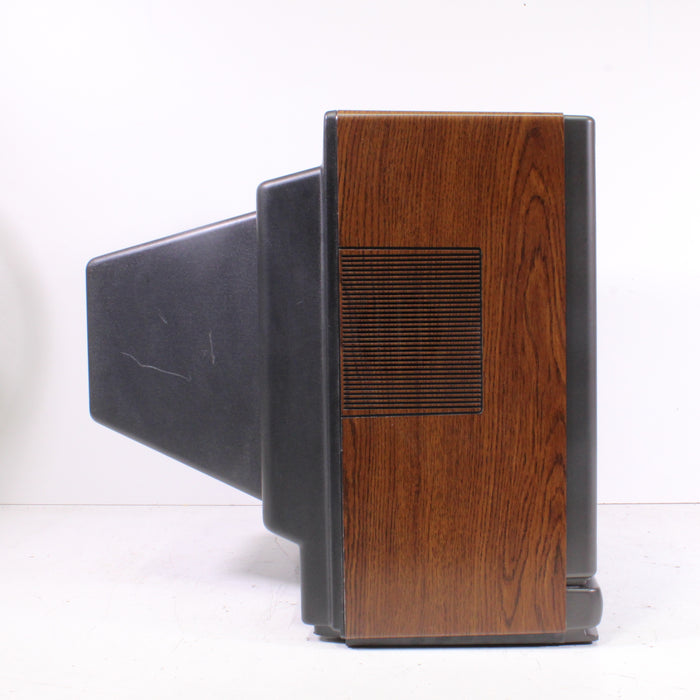 Sanyo DS20030 20-Inch Woodgrain Console CRT Television (1991)-Televisions-SpenCertified-vintage-refurbished-electronics
