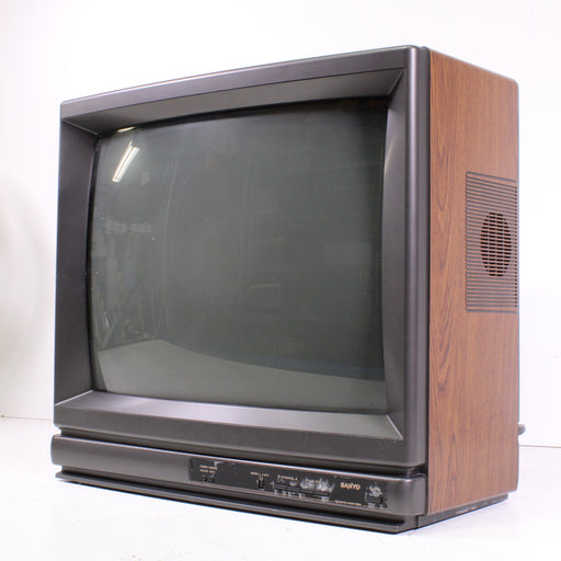 Sanyo DS20030 20-Inch Woodgrain Console CRT Television (1991)-Televisions-SpenCertified-vintage-refurbished-electronics