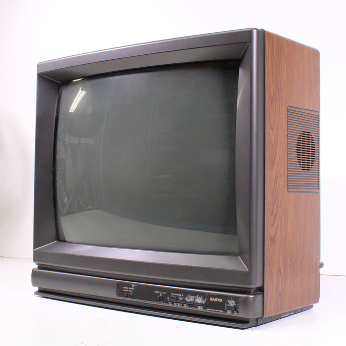 Sanyo DS20030 20-Inch Woodgrain Console CRT Television (1991)-Televisions-SpenCertified-vintage-refurbished-electronics
