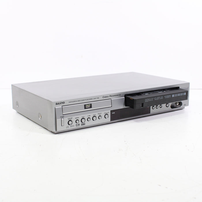 Sanyo DVW-7100 DVD VHS Combo Player 4-Head VCR (2004)-VCRs-SpenCertified-vintage-refurbished-electronics