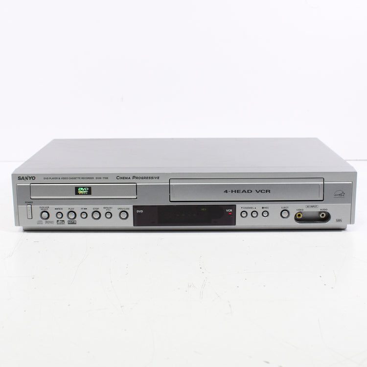 Sanyo DVW-7100 DVD Player VHS VCR Recorder Combo w/ Remote & Orig. hot Manual Tested