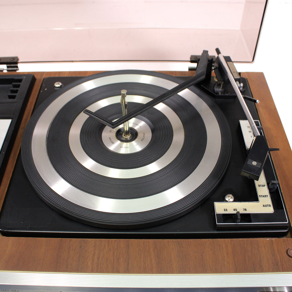 Sanyo DXT-5252 Vintage Stereo Music System Turntable 8 Track Cassette