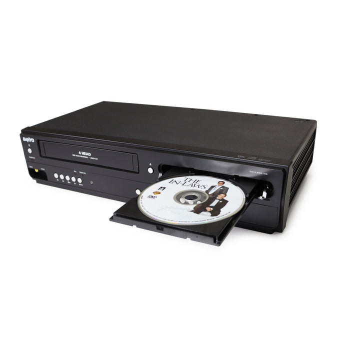 Sanyo FWDV225F DVD/VCR Combo Player (2015 Model)-Electronics-SpenCertified-refurbished-vintage-electonics