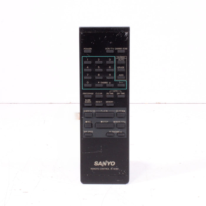 Sanyo IR-9280 Remote Control for VCR/TV-Remote Controls-SpenCertified-vintage-refurbished-electronics