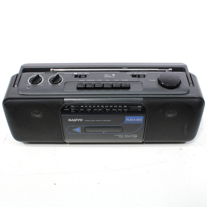 Sanyo M 7033F Portable AM FM Stereo Radio Cassette Recorder Boombox-Radios-SpenCertified-vintage-refurbished-electronics