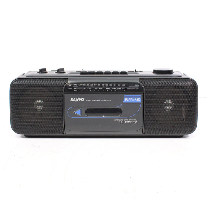 Sanyo M 7033F Portable AM FM Stereo Radio Cassette Recorder Boombox ...