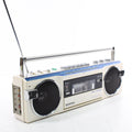 Sanyo M7770K Portable 4-Band Stereo Radio Cassette Player Recorder AM FM SW1 SW2