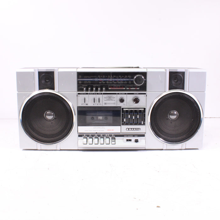 Sanyo M9880K Portable Dolby Stereo Radio Cassette Recorder (AS IS)-Cassette Players & Recorders-SpenCertified-vintage-refurbished-electronics