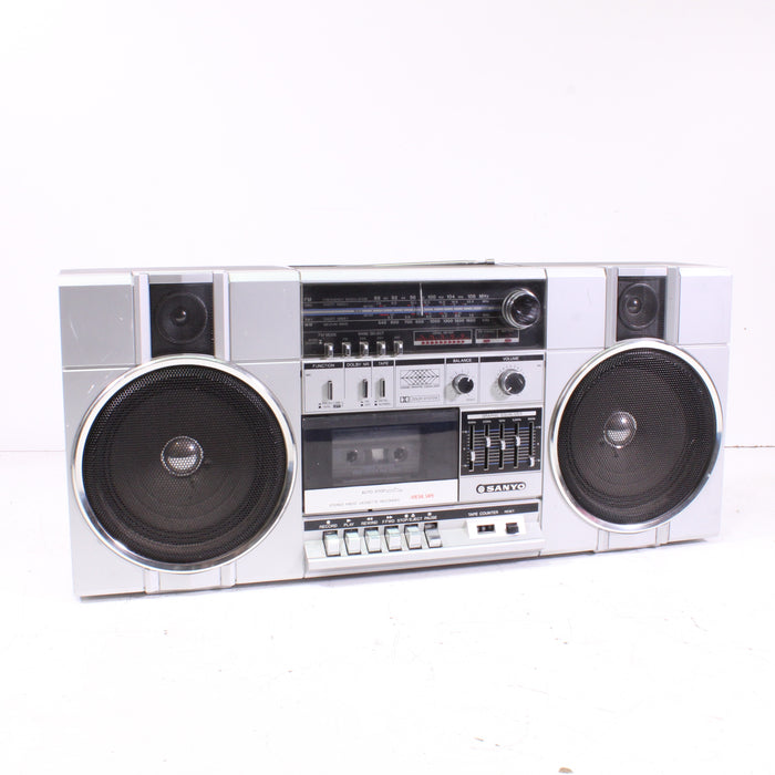 Sanyo M9880K Portable Dolby Stereo Radio Cassette Recorder (AS IS)-Cassette Players & Recorders-SpenCertified-vintage-refurbished-electronics