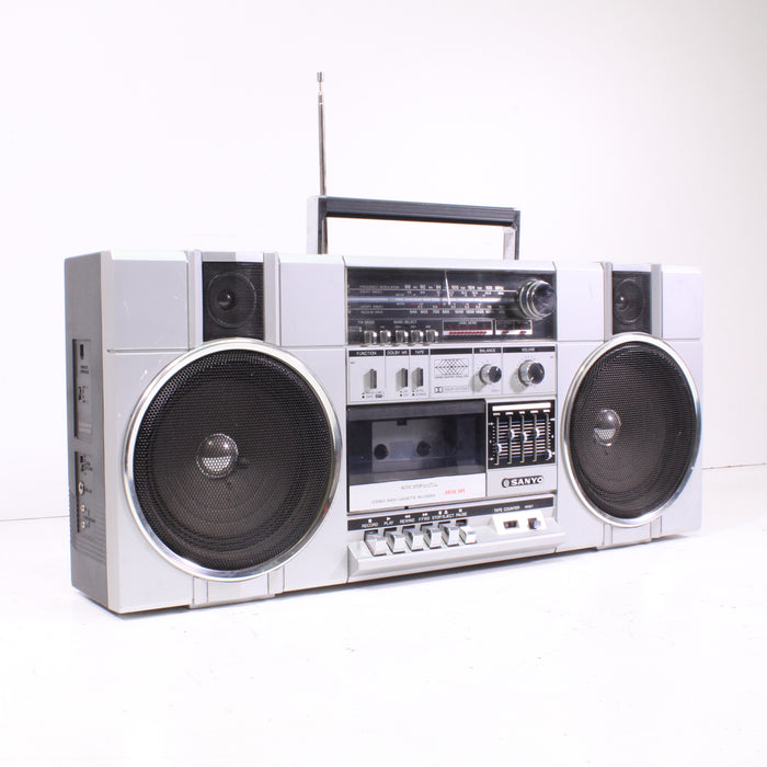 Sanyo M9880K Portable Dolby Stereo Radio Cassette Recorder (AS IS)-Cassette Players & Recorders-SpenCertified-vintage-refurbished-electronics