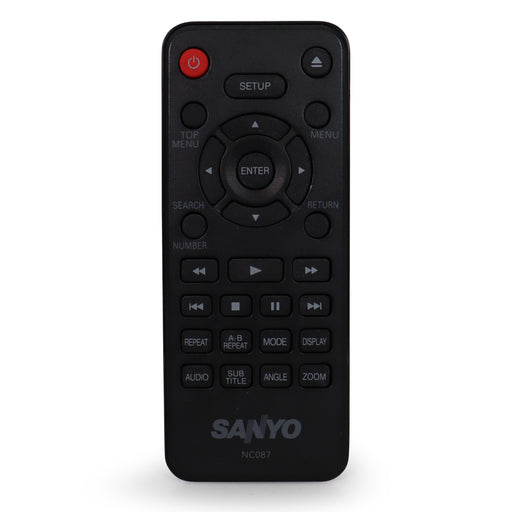 Sanyo NC087 DVD Player Remote Control for Models FWDP105F and FWDP17F-Remote-SpenCertified-refurbished-vintage-electonics