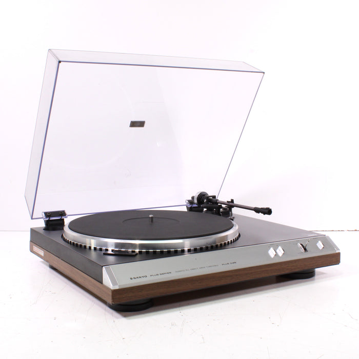Sanyo Plus Q25 Semi-Automatic Direct-Drive Turntable (1979-81)-Turntables & Record Players-SpenCertified-vintage-refurbished-electronics