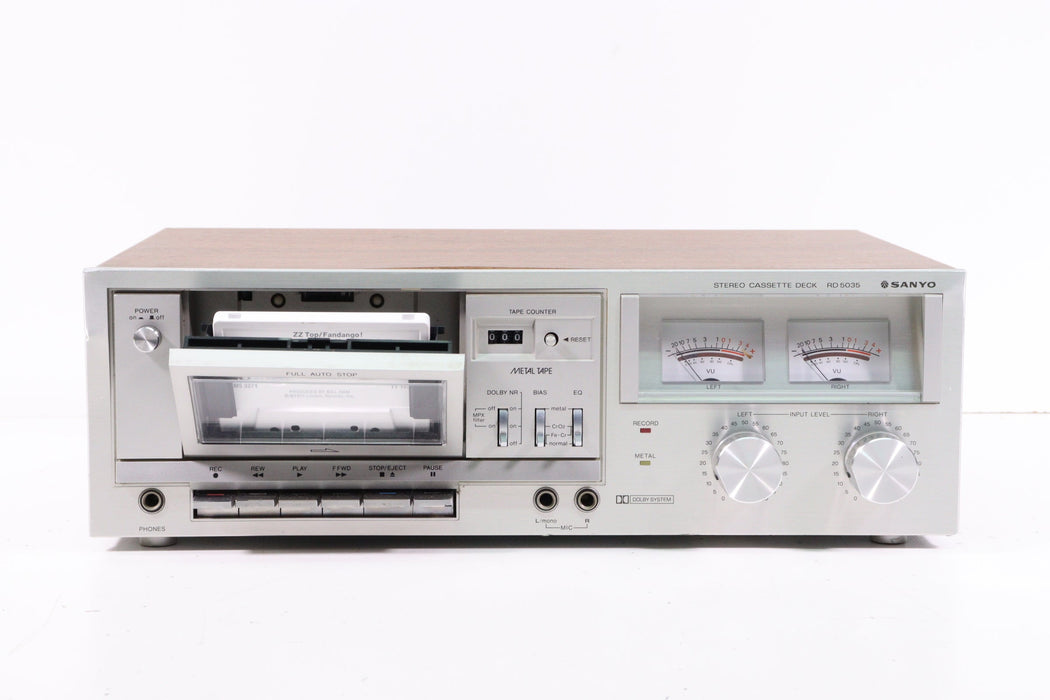 Sanyo RD 5035 Stereo Cassette Deck (WON'T PLAY)-Cassette Players & Recorders-SpenCertified-vintage-refurbished-electronics