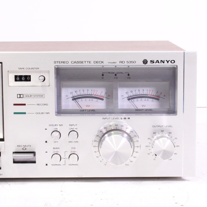 Sanyo RD-5350 Stereo Cassette Deck Auto-Stop Dolby B-Cassette Players & Recorders-SpenCertified-vintage-refurbished-electronics