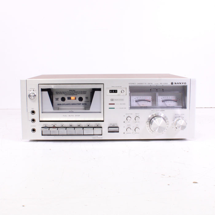 Sanyo RD-5350 Stereo Cassette Deck Auto-Stop Dolby B-Cassette Players & Recorders-SpenCertified-vintage-refurbished-electronics