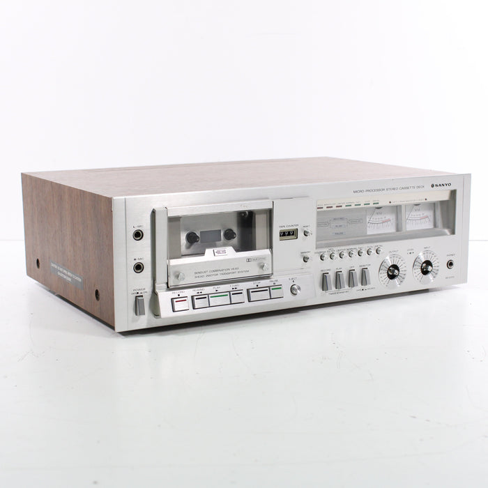 Sanyo RD 5370 Micro-Processor Stereo Cassette Deck (AS IS) (1979)-Cassette Players & Recorders-SpenCertified-vintage-refurbished-electronics