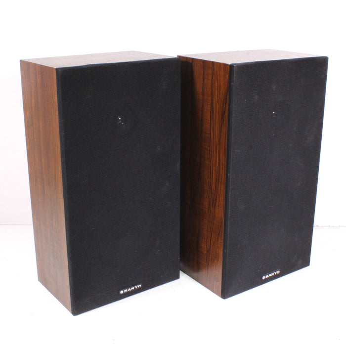 Sanyo SSG-80 Vintage Floor Speakers Made in USA-Speakers-SpenCertified-vintage-refurbished-electronics