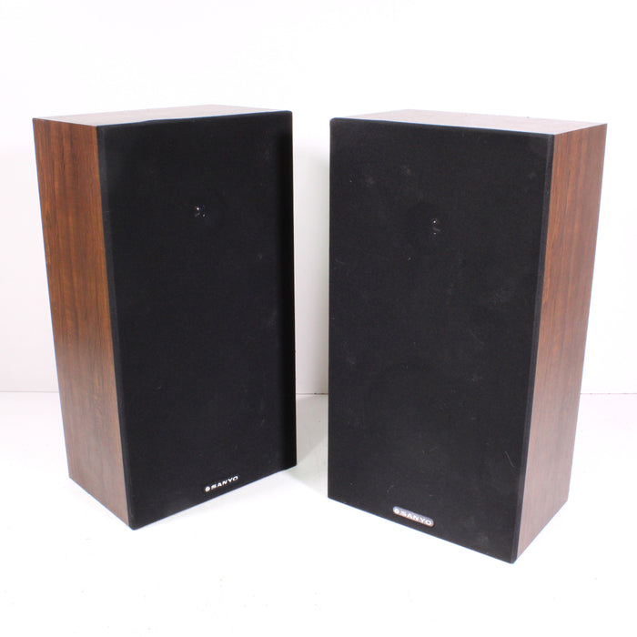 Sanyo SSG-80 Vintage Floor Speakers Made in USA-Speakers-SpenCertified-vintage-refurbished-electronics