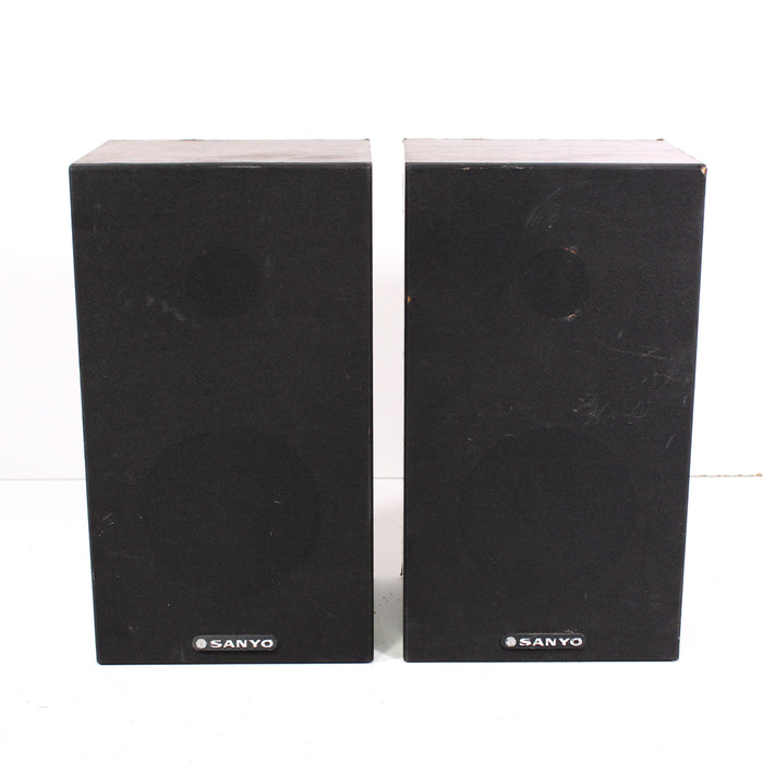 Sanyo ST-80 Vintage 2-Way Speaker Pair Made in USA-Speakers-SpenCertified-vintage-refurbished-electronics