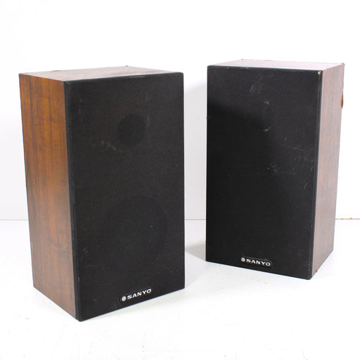 Sanyo ST-80 Vintage 2-Way Speaker Pair Made in USA-Speakers-SpenCertified-vintage-refurbished-electronics