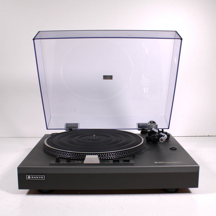 Turntable, vintage, SANYO Model TP 727 DC SERVO newest Player. Vintage record player.