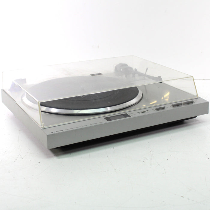 Sanyo TP X3 Full Auto Direct Drive Turntable Silver (1981)-Turntables & Record Players-SpenCertified-vintage-refurbished-electronics