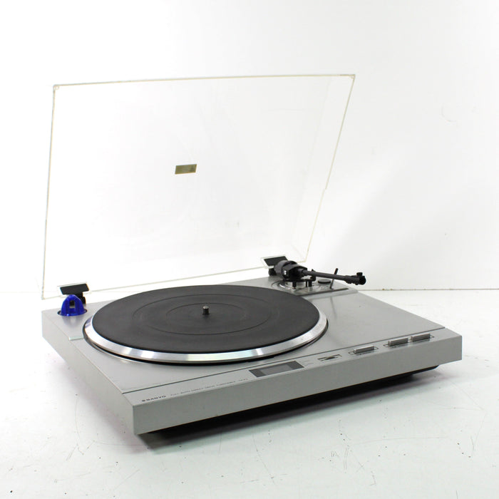 Sanyo TP X3 Full Auto Direct Drive Turntable Silver (1981)-Turntables & Record Players-SpenCertified-vintage-refurbished-electronics