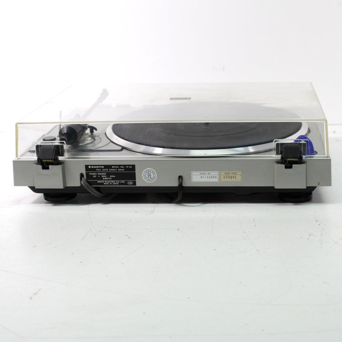 Sanyo TP X3 Full Auto Direct Drive Turntable Silver (1981)-Turntables & Record Players-SpenCertified-vintage-refurbished-electronics