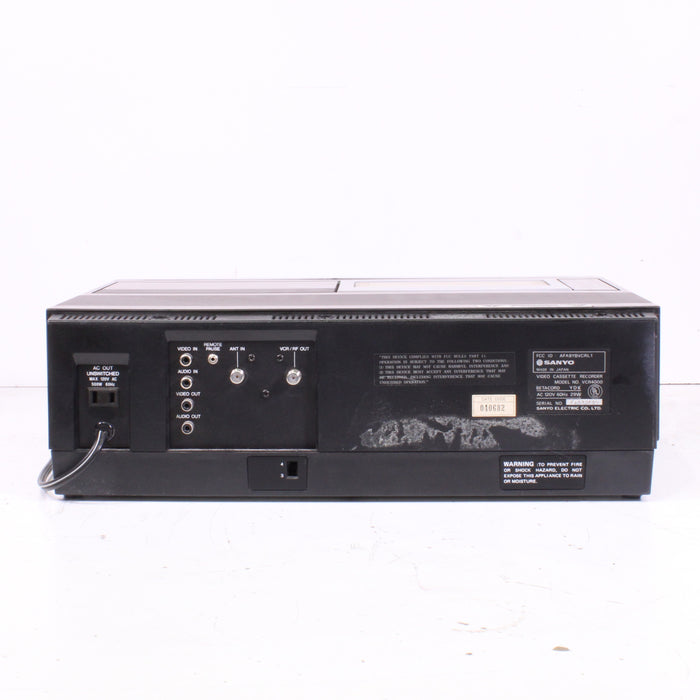 Sanyo VCR 4000 Betacord Top-Loading Betamax Video Cassette Recorder-Betamax Player-SpenCertified-vintage-refurbished-electronics