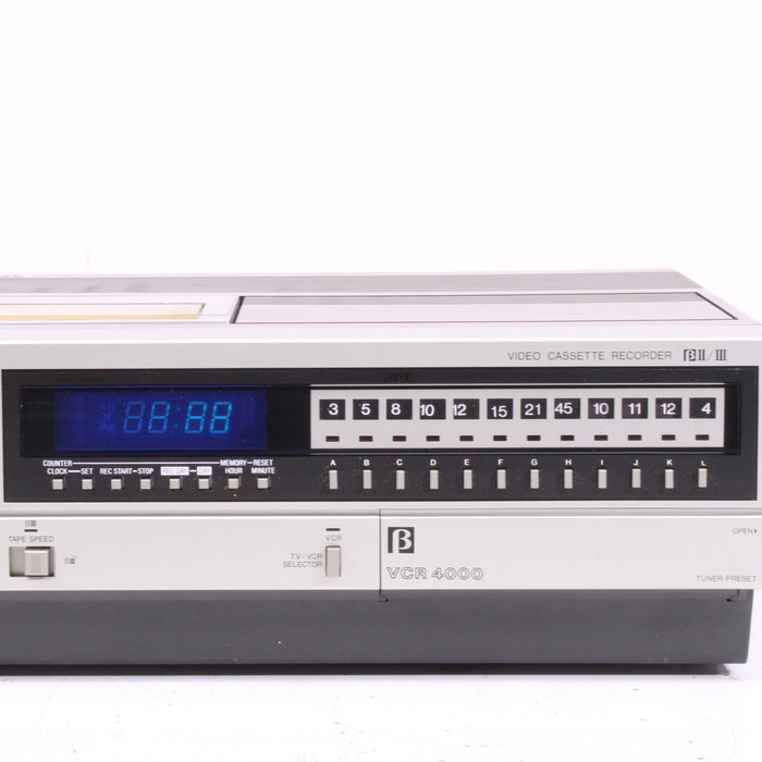 Sanyo VCR 4000 Betacord Top-Loading Betamax Video Cassette Recorder-Betamax Player-SpenCertified-vintage-refurbished-electronics