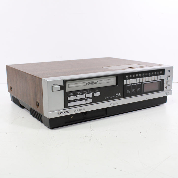 Sanyo VCR 4500 Betamax Video Tape Recorder Player Betacord (1983)-Betamax Player-SpenCertified-vintage-refurbished-electronics