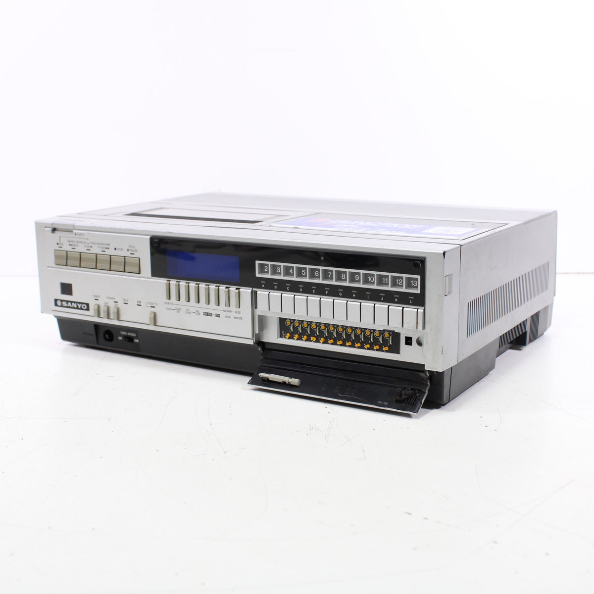 Sanyo VCR 4600 Betamax Video Tape Recorder Player Silver (1984