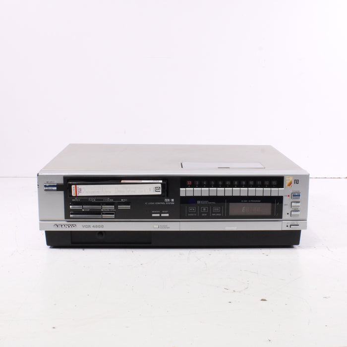 Sanyo VCR-4900 Betacord Beta Hi-Fi VCR 2-Head Recorder (1983)-Betamax Player-SpenCertified-vintage-refurbished-electronics