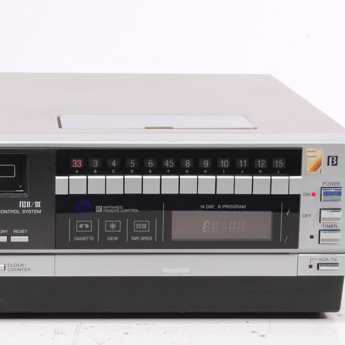 Sanyo VCR-4900 Betacord Beta Hi-Fi VCR 2-Head Recorder (1983)-Betamax Player-SpenCertified-vintage-refurbished-electronics