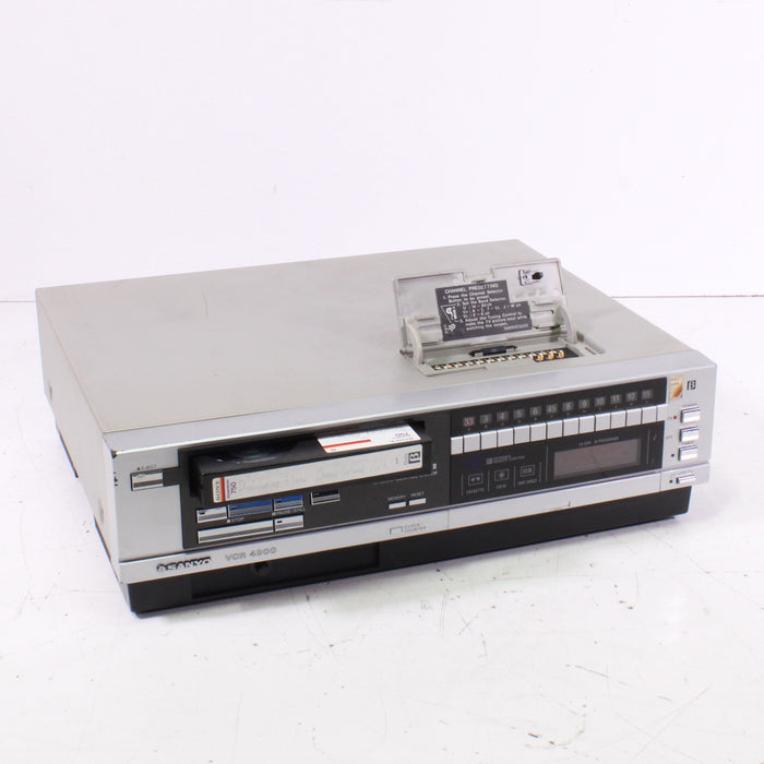 Sanyo VCR-4900 Betacord Beta Hi-Fi VCR 2-Head Recorder (1983)-Betamax Player-SpenCertified-vintage-refurbished-electronics