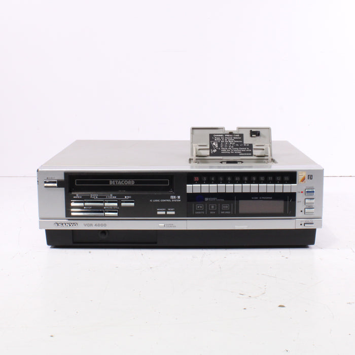 Sanyo VCR-4900 Betacord Beta Hi-Fi VCR 2-Head Recorder (1983)-Betamax Player-SpenCertified-vintage-refurbished-electronics