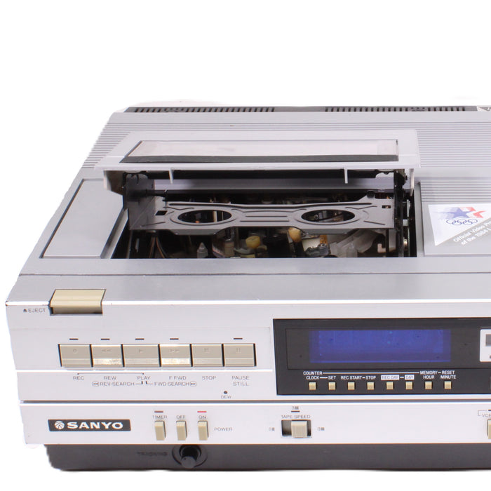 Sanyo VCR4400 Betacord Beta II/III Top-Loading Video Cassette Recorder-Betamax Player-SpenCertified-vintage-refurbished-electronics