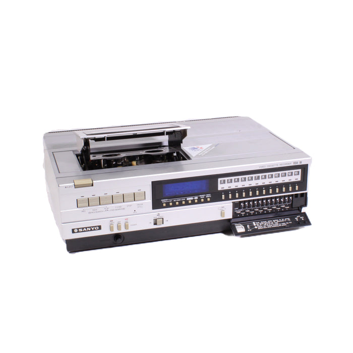 Sanyo VCR4400 Betacord Beta II/III Top-Loading Video Cassette Recorder-Betamax Player-SpenCertified-vintage-refurbished-electronics