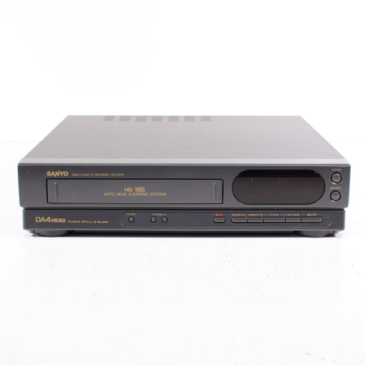 Sanyo VHR 5406 4-Head VHS Player Recorder with Auto Head Cleaning-VCRs-SpenCertified-vintage-refurbished-electronics